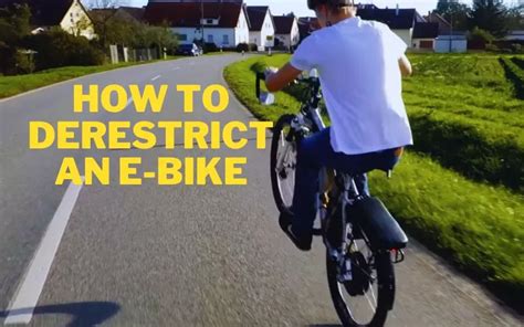 How to Derestrict Electric Bike: Unlocking the Speed and Power Within