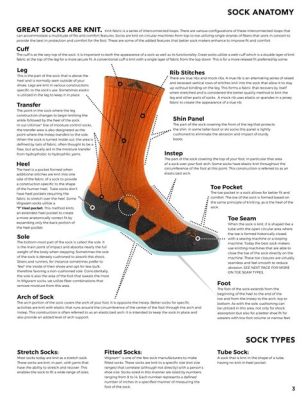 When selecting the appropriate gear, why not consider the color of your socks?