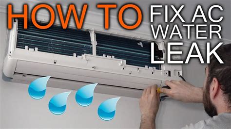 Why is the Air Conditioner Leaking Water and How Does It Relate to the Melting Ice Caps?